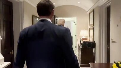 Mike Johnson records JD Vance's first time in Oval Office