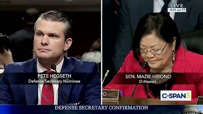 Mazie Hirono 'slurring' during questioning, prompts debate about day drinking