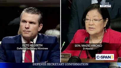Mazie Hirono 'slurring' during questioning, prompts debate about day drinking