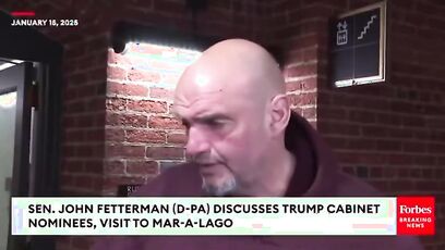 'I was glad to do it' - Fetterman on meeting with Trump