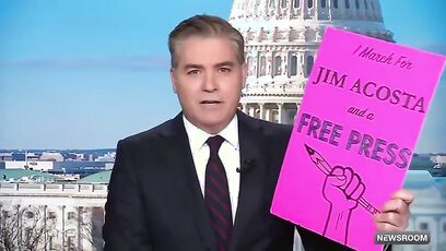 'We are not the enemies of the people' - Jim Acosta's 'Clown World' groveling