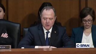 'You were censured by Congress, Senator, for comments just like this' - Bondi to Schiff