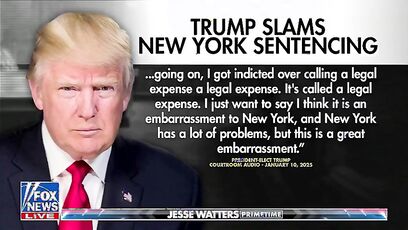 No jail, fines, or probation for Trump in felony sentencing