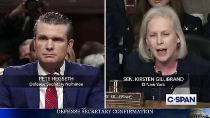 Gillibrand, who never served in the military, lectures Pete Hegseth about women in the military