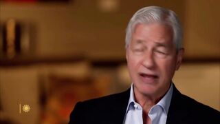 Lesley Stahl failed, couldn't get Jamie Dimon to take bait on Trump