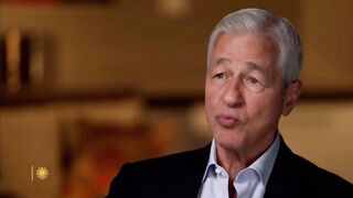Lesley Stahl failed, couldn't get Jamie Dimon to take bait on Trump