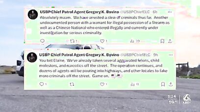 Border Patrol arrested illegals wanted for “aggravated felons, child molestation, and narcotics”