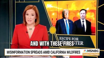 Jen Psaki mentions Trump and Elon during segment on CA fires