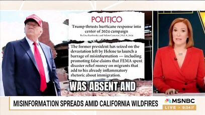 Jen Psaki mentions Trump and Elon during segment on CA fires