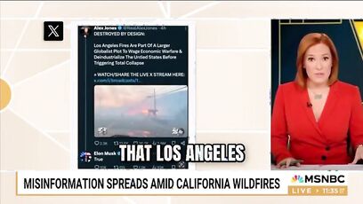 Jen Psaki mentions Trump and Elon during segment on CA fires