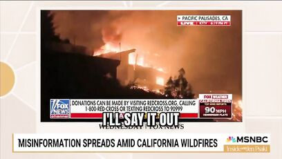 Jen Psaki mentions Trump and Elon during segment on CA fires