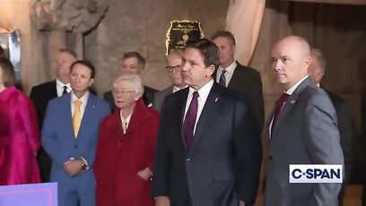 'If Newsom was a Republican, you guys would have him nailed to the wall for what they're doing' - DeSantis