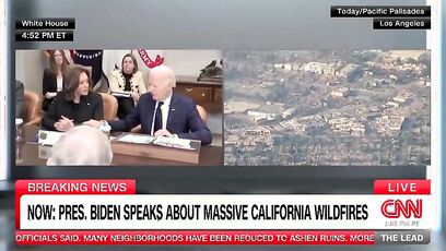 'Fire away. No pun intended' - Joe Biden says