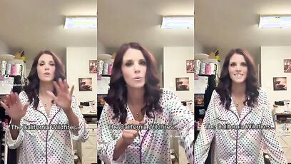 Woman is suspicious of California wildfires