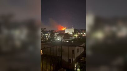 Hollywood Hills catches on fire, triggering evacuations