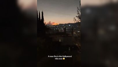 Hollywood Hills catches on fire, triggering evacuations