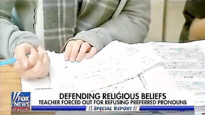 Former teacher wins $450,000 lawsuit after NOT using student's preferred pronouns