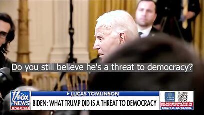 Biden snaps at reporters