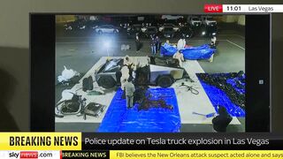 Cybertuck bomber identified by military ID, but body was burnt 'beyond recognition' - police say