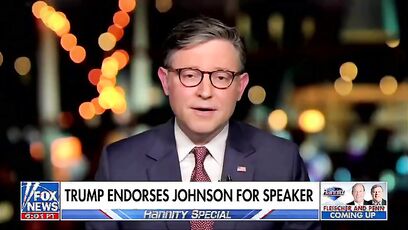 Mike Johnson responds to Trump endorsement