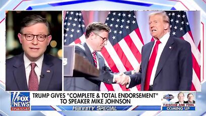 Mike Johnson responds to Trump endorsement