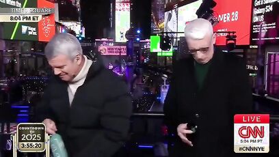 Anderson Cooper and Andy Cohen mocked for CRINGE NYE special