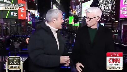 Anderson Cooper and Andy Cohen mocked for CRINGE NYE special