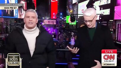 Anderson Cooper and Andy Cohen mocked for CRINGE NYE special