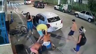 Carjacking goes wrong, suspect gets taken out