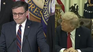 Speaker Johnson responds to President Trump seeking a third term