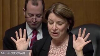 Amy Klobuchar goes after Trump’s comments on judges, then eats crow right after
