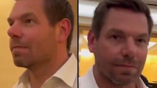 Eric Swalwell scurries away to avoid questions on 'Fang Fang'