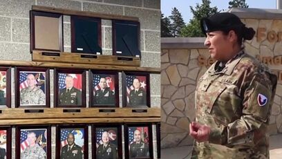 Colonel Sheyla Baez Ramirez allegedly refused to display photos of Trump and Hegseth