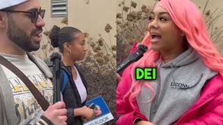 Woman is OUTRAGED over Donald Trump ending DEI
