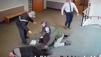 ICE agents tackle illegal immigrant trying to flee, knocking down old man