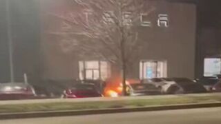 FBI captures college student accused of tossing Molotov cocktail at Tesla facility