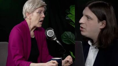 Elizabeth Warren LIES for a minute straight about Joe Biden