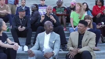 Democrats sat outside for at least 10 hours and accomplished nothing