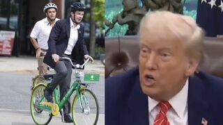 Trump mocks Pete Buttigieg and husband's bike rides