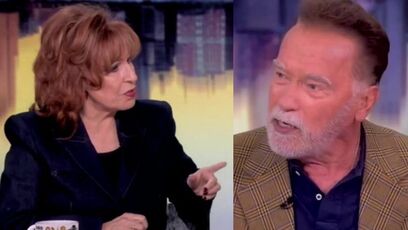 "When you come to America, you're a guest" - Arnold Schwarzenegger STIFFS Joy Behar on The View