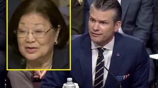 Mazie Hirono tries political theater with Pete Hegseth