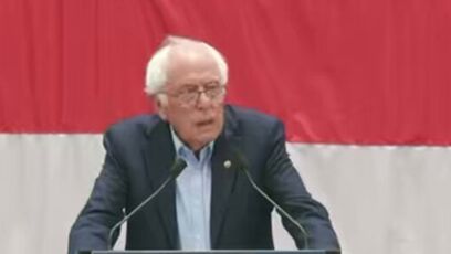 The moment Bernie Sanders found out that Trump bombed Iran