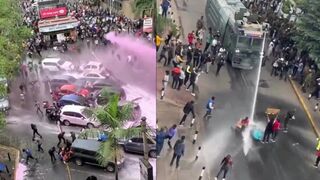 Do you support using water cannons on rioters?