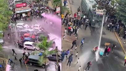 Do you support using water cannons on rioters?