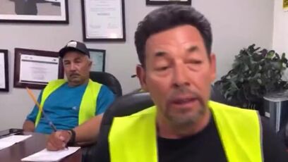 Truck drivers upset they have to learn English