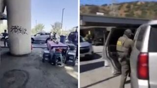 Taco Lady locked up during Home Depot ICE Raid