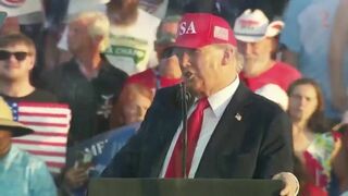 Trump speaks out against "marxist lunatics"