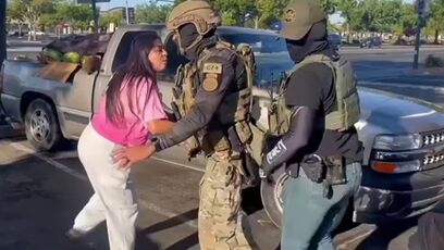 Liberal woman throws TANTRUM when hubby gets busted slashing ICE tires