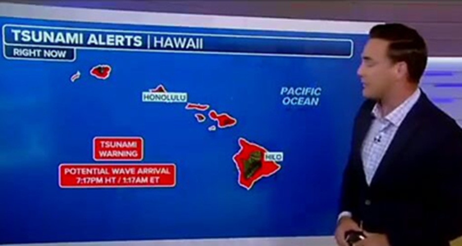 Tsunami warning west coast usa