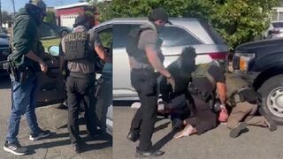 Convicted Criminal illegal alien nearly ran over ICE officers